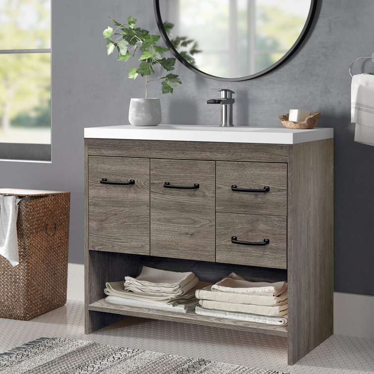 Union Rustic Kirby 36" Single Bathroom Vanity Set & Reviews Wayfair